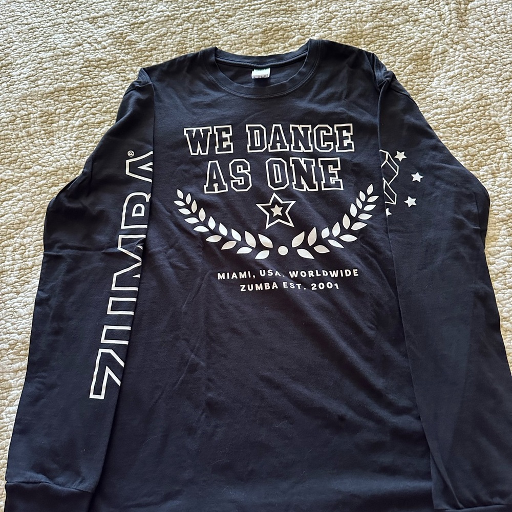 Black long sleeve Zumba wear